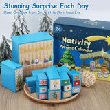 Nativity Advent Calendar 2026 for Kids - 24 Days of little people Christmas Nativity Scene Set for Toddlers, Christmas Countdown Calendar Gifts for Kids Boys Girls Children Toddler Teens Indoor Toy