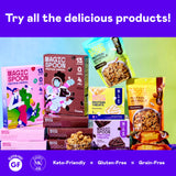 Magic Spoon Cereal - Blueberry Muffin 4-Pack of Cereal and Spoon - Keto & Low Carb Lifestyles, Gluten & Grain Free, High Protein, 0g Sugar