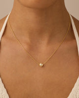 PAVOI Pearl Pendant Stud Earring Set for Women, White Gold, Size 6.8MM, W