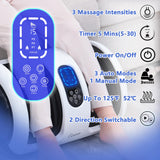 CCHYF Foot Massager with Heat,Shiatsu Foot Massager for Plantar Fasciitis,Pain Relief and Heat Therapy-Massage Leg/Calf/Ankle with Deep Kneading,Gift for Family and Friends(White)