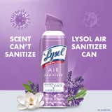 Lysol Air Sanitizer Spray with Odor Eliminator for Home & Office, Sanitizing Spray, Air Freshener Alternative, Lavender Sky Scent, 10 oz (Pack of 3)