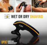 The Cut Buddy Bald Buddy Head Shaver, Waterproof, Rechargeable Electric Razor, Cordless, Ergonomic Design, Battery & Cleaning Indicator