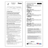 AccuMed BNX N95 Mask Black NIOSH Certified MADE IN USA Particulate Respirator Protective Face Mask (20-Pack, Approval Number TC-84A-9315 / Model H95B) Black