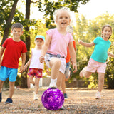 INPODAK Toddler Soccer Ball Size 3 Cartoon Unicorn Pink Ball for Kids 2-8 with Pump, Mesh Bag and Gift Box for Birthdays, Parties and Operation Christmas Child Shoebox