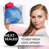 Urinal Screen Deodorizer (36 Pack) - Urinal Cakes - Fresh 3d Wave Anti-Splash - Odor Protection for Toilets in Bathroom Office Stadiums Schools with Free Gloves - 12pcs Blue 12pcs Lemon and Orange