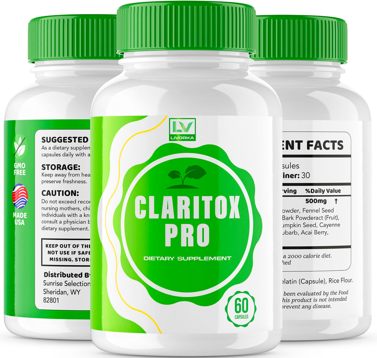 Claritox Pro, Claritox Pro Support Supplement Pills, Claritox Pro Reviews, Claritox Pro Capsules, Claritox Pro Capsule Support Supplement - Advanced Pill Formula, 60 Capsules for 1 Month