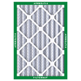 Filterbuy 24x25x4 Air Filter MERV 8 Essential Dust & Allergy Defense (1-Pack), Electrostatic Pleated HVAC AC Furnace Filters Replacement (Actual Size: 23.75 x 24.75 x 3.63)
