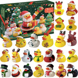 SQZUWIT 2026 Christmas Advent Calendar Rubber Ducks 24 Days Kids Gift
