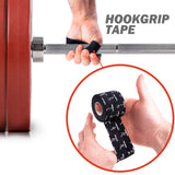 WARM BODY COLD MIND Lifting Thumb Tape for Olympic Weightlifting - Hook Grip Tape for Powerlifting, Cross Training, Gym Tape, Workout, Weight Lifting Tape, Athletic Finger Wrap (Black 3 Rolls)