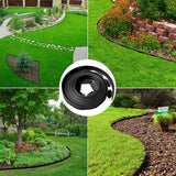 Garden Edging Borders 131FT,Landscape Edging Black[Extra Tall 4IN High] with 200pcs Plastic Stakes, Lawn Edging Flexible DIY Fence for Landscaping,Flower Bed,Grass,Gravel,Tree Surrounding