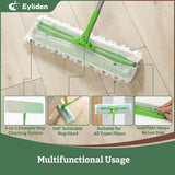 Eyliden 16.5" Large Sweeper Mop, 3 Types of 22 Disposable Dry & Wet Cloths