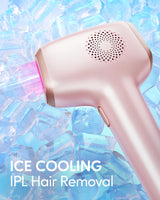 INNZA IPL Hair Removal with Ice Cooling Care Function for Women Permanent,999,999 Flashes Painless IPL Hair Remover, Hair Removal Device for Armpits Legs Arms Bikini Line