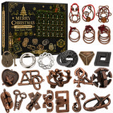 Advent Calendar 2026 Brain Teaser, Teens Adults 24 Days Christmas Countdown