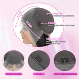 ediere 30 Inch Straight Lace Front Wigs Human Hair HD Transparent Lace Front Wigs for Women Pre Plucked 200 Density Frontal Wigs Human Hair Lace Front Wigs for Women Glueless Wigs with Baby Hair