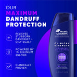 Head & Shoulders Clinical Strength Advanced Oil Control Anti-Dandruff Shampoo Twin Pack, 1% Selenium Sulfide, 13.5 fl oz Each