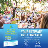 YETAIM Recovery Patches for Women Men: 48-Pack Energy Boost Fast Recovery - Day Night Party Support - Apply on Arm Neck Wrist Back for Party Fun Morning Revival - Clear Blue