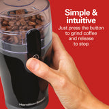 Hamilton Beach Fresh Grind Electric Coffee Grinder For Up To 12 Cups