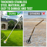 YEELOR Wheel Rotary Edger，Edger for Lawn Edges Alongside Sidewalks & Driveways，with A 58-Inch Adjustable Handle, Ideal for Enhancing The Beauty of Sidewalks, Driveways, and Garden Lawn Edges