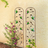 2 Pack Metal Garden Trellis for Climbing Plants