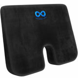 Everlasting Comfort Doctor Recommended Memory Foam Seat Cushion for Office Chairs & Car Seat - Ergonomic Office Desk Accessories for Tailbone Pain Relief, Sciatica & Back Support