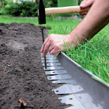 100Pcs 8-Inch Plastic Landscape Edging Spikes, Spiral Anchoring Nails for Weed Barrier, Paver Edging, Landscape Edging, Artificial Turf, Grass Pathways, and More