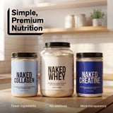 NAKED Whey Isolate Protein - Only 2 Ingredients, 30g Grass-Fed Protein, Zero Carb, Unflavored, Undenatured, Non-GMO, No Soy, Gluten-Free, No Preservatives - 28 Servings