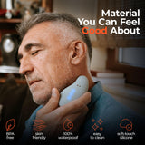 TMJ Relief Products Jaw Massager w/ Soothing Heat, Patented TMJ Massage Tool w/ 10 Gentle Vibration Modes, Eases TMJ Jaw & Neck Pain, Stiffness, Tension, Headaches, Migraine Relief, FSA/HSA Accredited