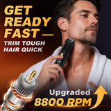Beard Trimmer for Men, Fast Charging 4-in-1 Kit, 18 Lengths, Accessories