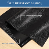 Office Chair Mat, TYDLE 50" x 65" Large Chair Mat for Hard Floor, Vinyl Chair Mat for Gaming Chairs, Slip Resistant Floor Protector Rolling Computer Desk Mat for Hardwood Floor, Black