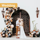 Balloon Arch Kit, Bendable 8FT and 6FT Balloon Arch Stand with Base and Manual Pump, Ballon Arch Stand Kit for Birthday Wedding Baby Shower Holiday Graduation Party Decoration(GOLDEN)