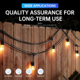 YingYa BIS 246FT Black Vinyl Coated 304 Stainless Steel Wire Rope Cable Kit – Heavy Duty Outdoor String Light Hanging Guide Wire with M5 Turnbuckle for Patio, Garden, Christmas Lights