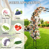 RUCOIN 25MM Thickened Garden Arch Trellis – 157"(L) x 105"(H) Arbor
