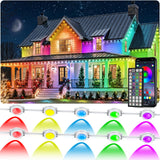CETELUMA 300FT Permanent Outdoor RGB Lights, IP67 Waterproof Smart Eave Lighting, with App/Remote Control Eaves Light, DIY LED Scenes Modes for House Roof Decor,Christmas,Party,All Holiday and Daily