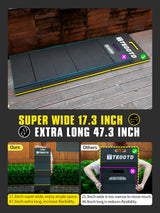 1.2" Extra Thick Foldable Mechanic Kneeling Pad with Handle & Storage Belt, 5 Fold Multi-Use Comfortable EVA Foam Cushion Mat for Workshop,Repairing,Gardening,Yardwork,Camping,Fitness,47.3x17.3x1.2"