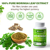 Moringa Capsules| 300 Capsules| Moringa Oleifera| 10,000mg| 100% Pure & Natural| Non-GMO and Gluten Free Supplement | Complete Green Superfood | Moringa Leaf Extract Powder