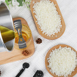 SAEUYVB Natural Soy Candle Wax for Candle Making, 10lb Bag, Premium Granular Soy Wax, 20 Cotton Candle Wicks, 20 Wick Stickers and 2 Centering Devices-Perfect as Christmas Home Decoration