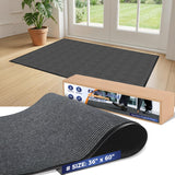 MossGrip Commercial Floor Mat, 3 x 5 FT Extra Large Door Mat, Indoor/Outdoor Entrance Mat, Commercial Rug with Water & Stain Proof, Easy to Clean, Low-Profile, Heavy Duty Rubber Mat, Charcoal Grey