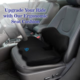 Ergonomic Memory Foam Seat Cushion for Office Chair, Car Seat, Gaming Chair, Dining Chairs| Sciatica, Tailbone & Coccyx Pain and Pressure Relief | Lumbar & Lower Back Support | Orthopedic Design