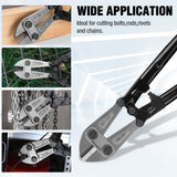 WORKPRO Bolt Cutter, Bi-Material Handle with Soft Rubber Grip, 18", Chrome Molybdenum Steel Blade, W017005A