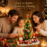 Advent Calendar 2026 Christmas Tree Building Blocks Set with warm Light