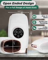 Lunix LX3 Hand Massager, FSA HSA Eligible, Shiatsu Hand Massage Machine with Heat and Compression, 6 Levels Pressure Point Therapy for Arthritis, Carpal Tunnel, and Finger Numbness, Pain Relief