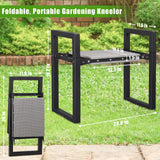 Garden Kneeler and Seat, 12.7" Wide Folding Heavy Duty Gardening Bench with Handles for Kneeling and Seat, Multifunctional Kneeler Stool for Women Seniors,Relieve Knee Back Pain,Gardening Tools Gifts