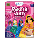 Skillmatics Poke-in Art - Magical Princesses, Mess-Free Fun for Kids, DIY Wood Craft Kits, Creative Activity, Christmas Gifts for Girls & Boys Ages 4, 5, 6, 7, 8, 9