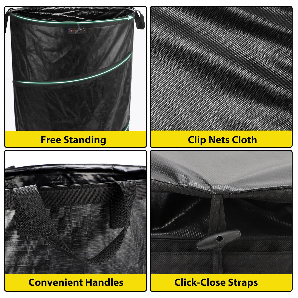 YUDI & GARDEN 45 Gallon Collapsible Trash Can
