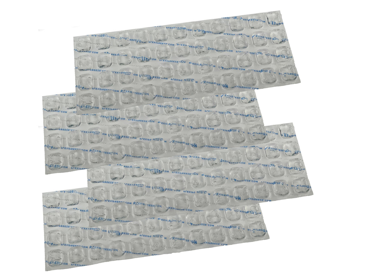 FlexiFreeze Refreezable Ice Sheets 4 Pack – Reusable Ice Packs for Coolers & Lunch Boxes (44 Cubes)