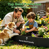 8 Inch Galvanized Steel Landscape Edging – Rounded Edge Metal Border