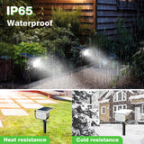 nipify Solar Lights Outdoor Waterproof, Motion Sensor Spot Lights- 4 Pack/56 LED/3 Modes Solar Powered Spotlights 2-in-1 Auto On/Off Landscape Lighting for Outside Yard Wall Garden, Cool White