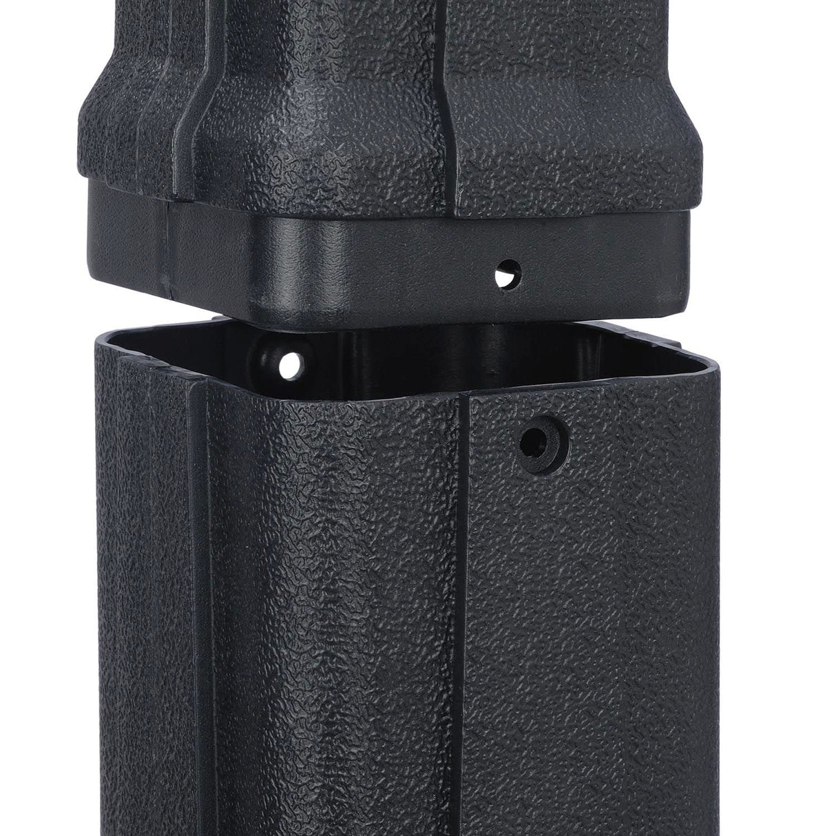 Global Industrial Large Capacity Free Standing Outdoor Ashtray with Round Base, 15" Diameter x 39"H, 5 Gallon Capacity Cigarette Receptacle, Plastic, Black