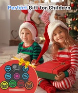 Sboet Electronic Drum Set, 9-Drum Practice Pad with Headphone Jack, Roll-up Drum Kit Machine with Built-in Speaker Drum Pedals and Sticks 10 Hours Playtime, Great Christmas for Kids