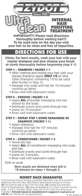 Zydot Ultra Clean Hair Detox Shampoo & Conditioner Kit, Removes Medications, Chemical Buildup & Impurities, Deep Cleansing Shampoo with Purifier & Conditioner for Hair Shaft Detox